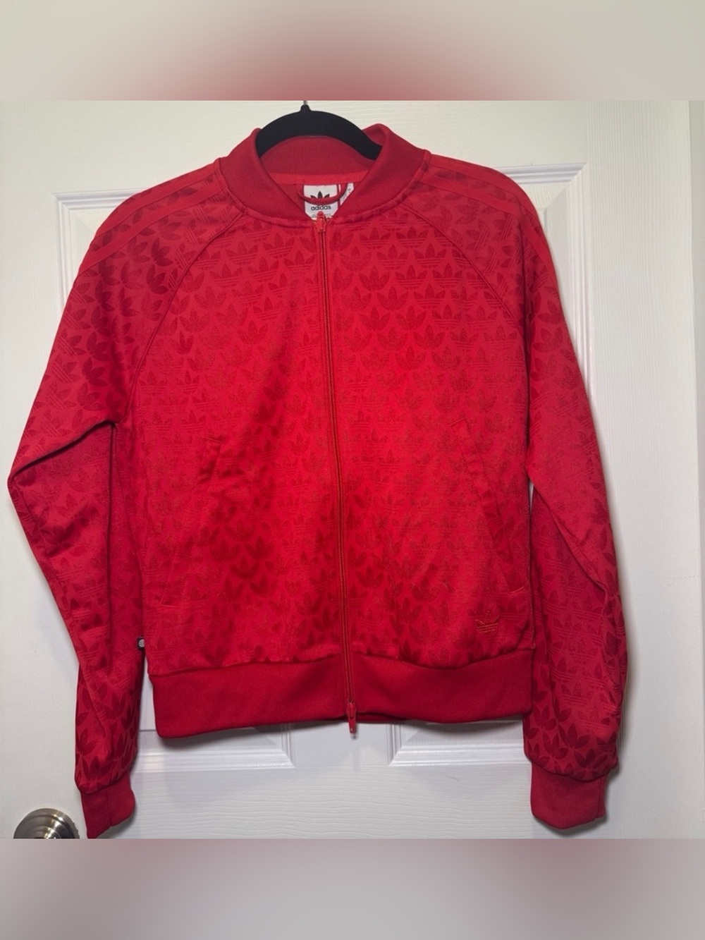 adidas Red Bomber Jacket
